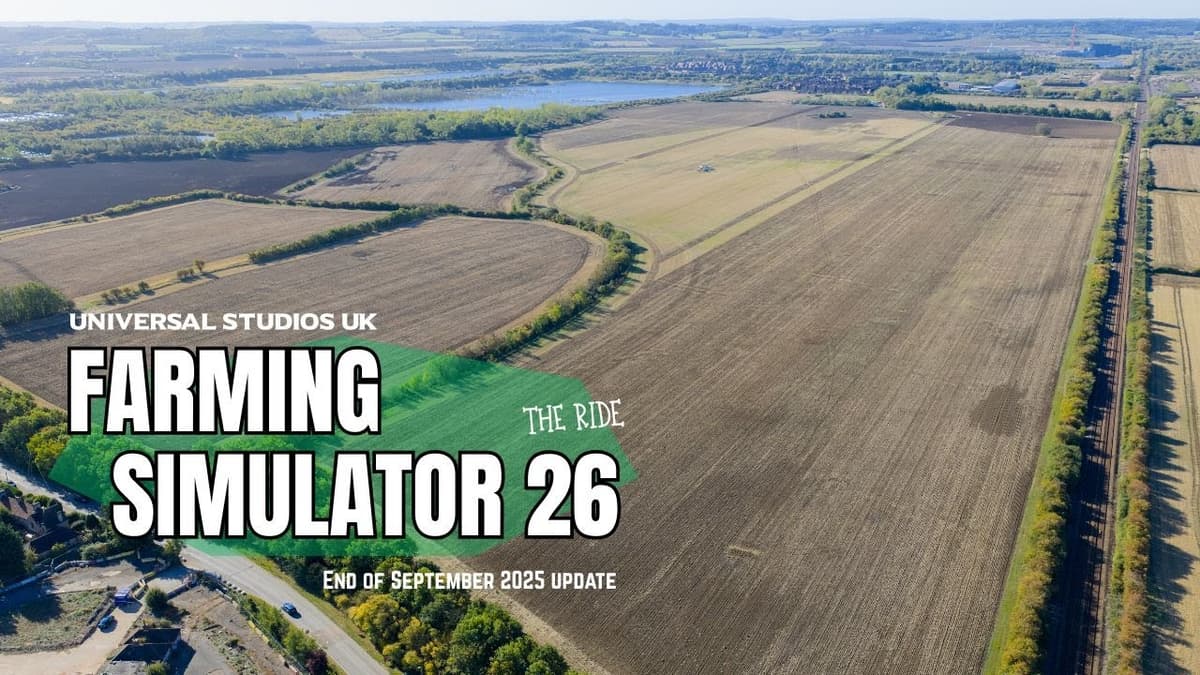 Universal Studios UK - Farming Simulator THE RIDE! - End of September 2025 update