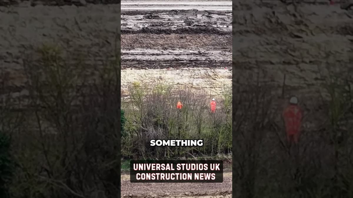 Drone Pilot Explores Excavation Site #shorts