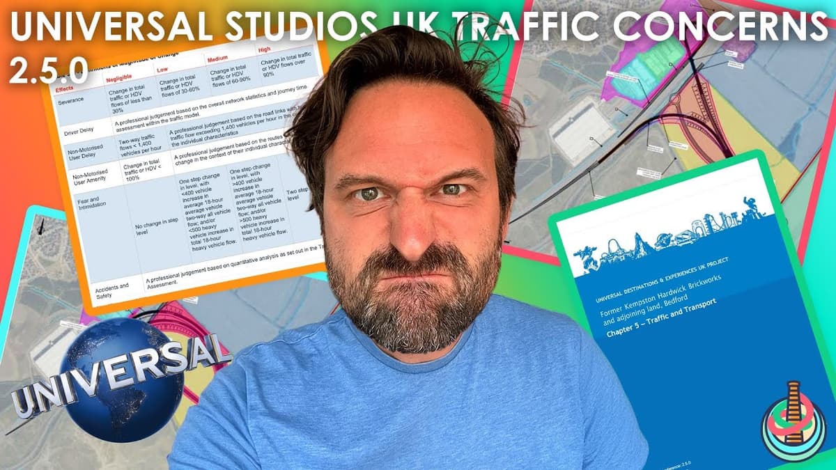 TRAFFIC DEEP DIVE! 🚦 Universal Studios Bedford Traffic & Transport Explained | Key Report Highlights