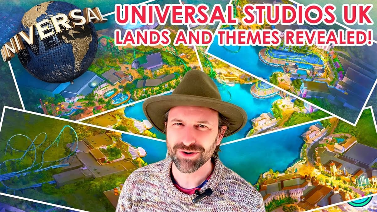 🎢 Universal Studios UK Concept Art & Themed Lands Revealed! 🏰