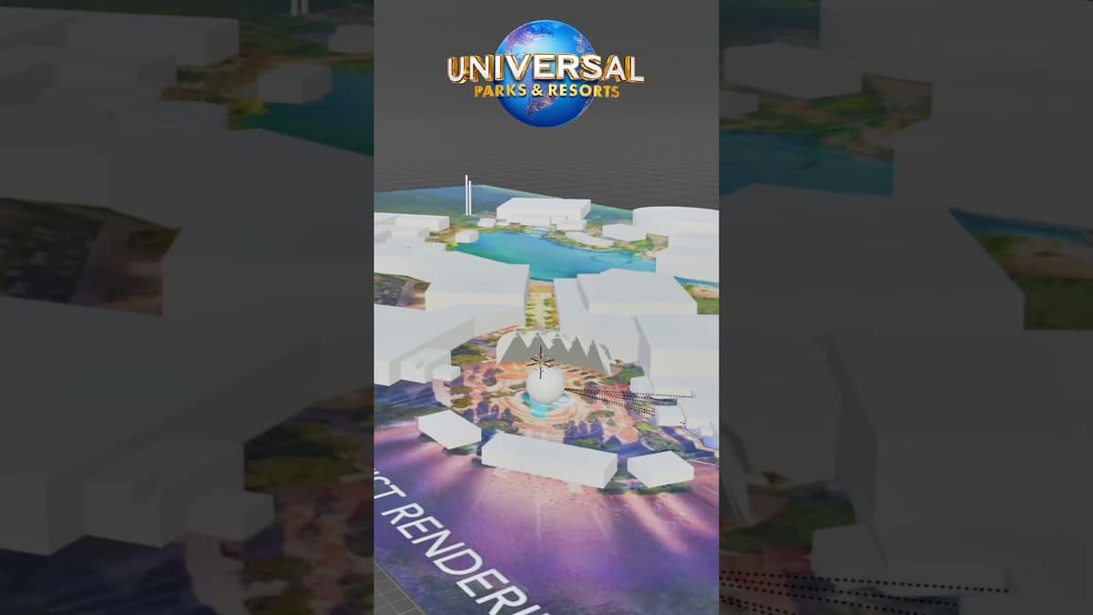 Join us on the journey to recreate the Universal Studios UK concept art in 3D! #universalstudios