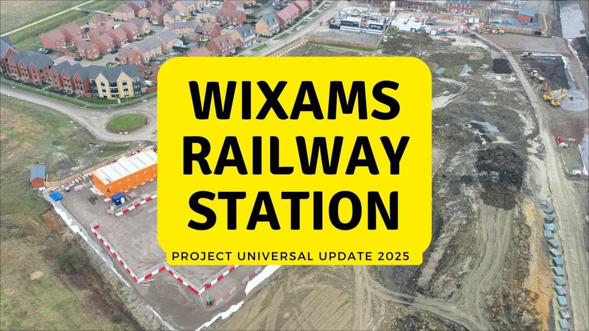 Wixams railway station January 2025 update
