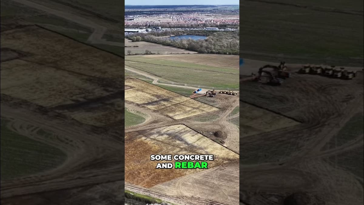 Aerial views reveal frustratingly slow progress on a construction site. But…
