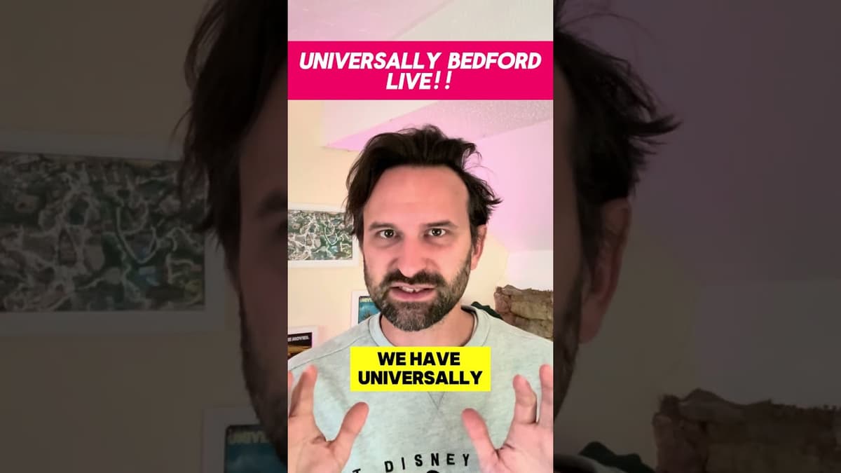 Universal Studios UK in Bedford! 🎢 Join Our Weekly LIVE Show