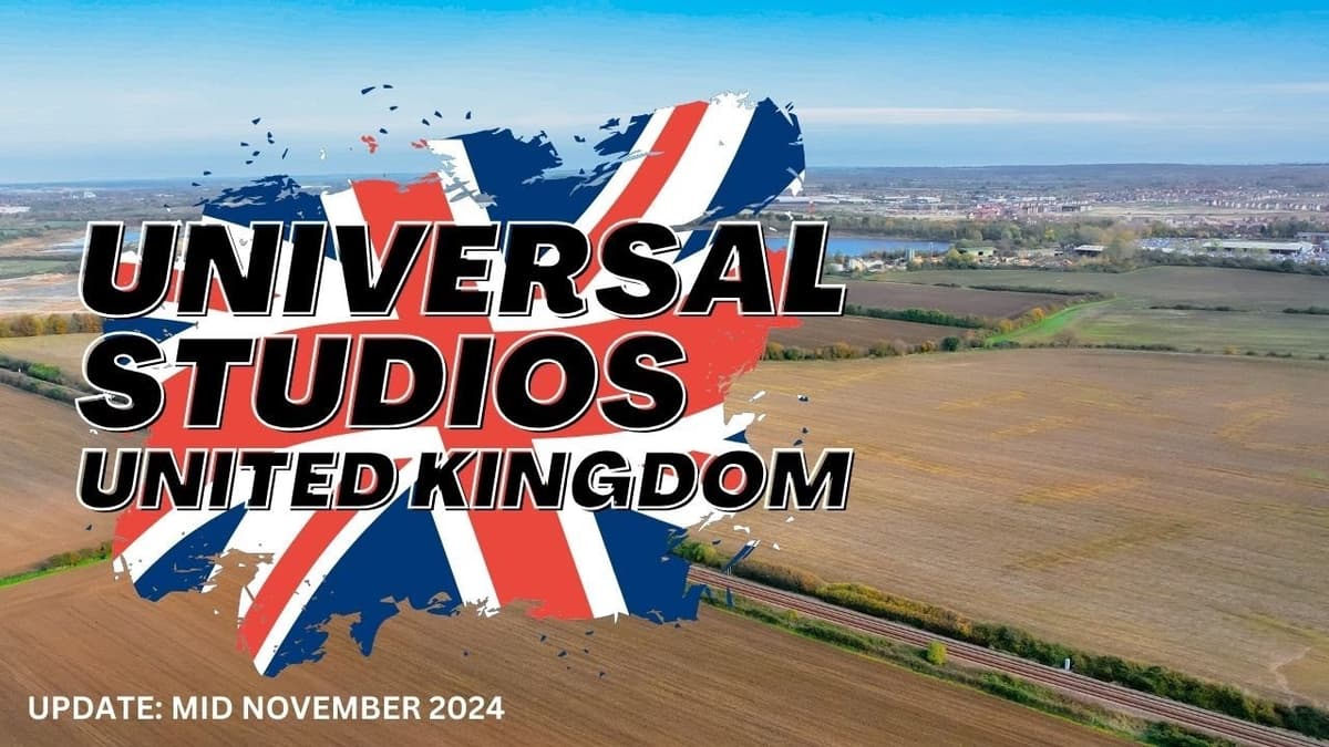 Universal Studios Nov 2024 site update | #universalstudios #construction #uk #bedford