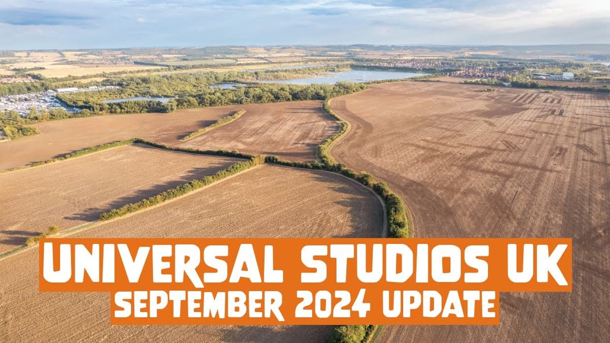 Universal Studios UK - September 2024 update | #universalstudio #drone #themepark #construction