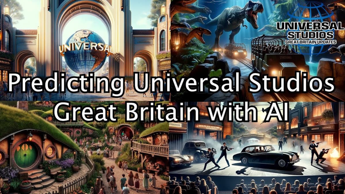 Using AI to predict how Universal Studios Great Britain might look