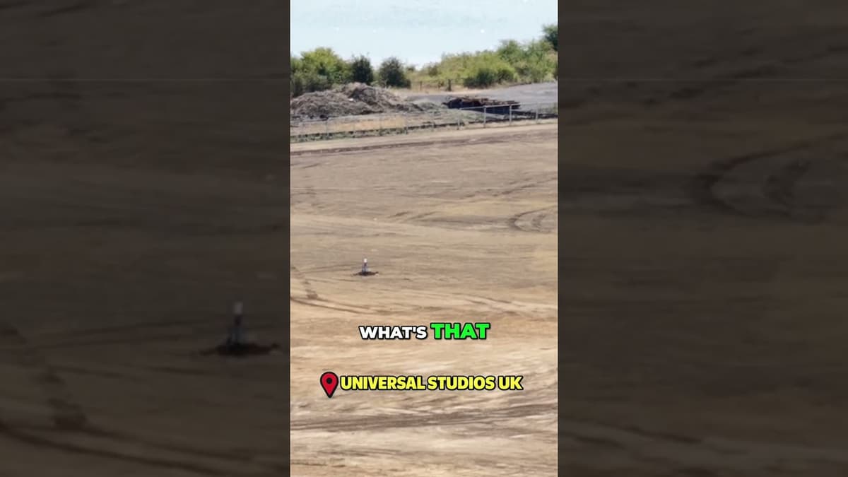 Construction Site Shock: Woods Gone, Mysterious Blue Pile Appears! #shorts