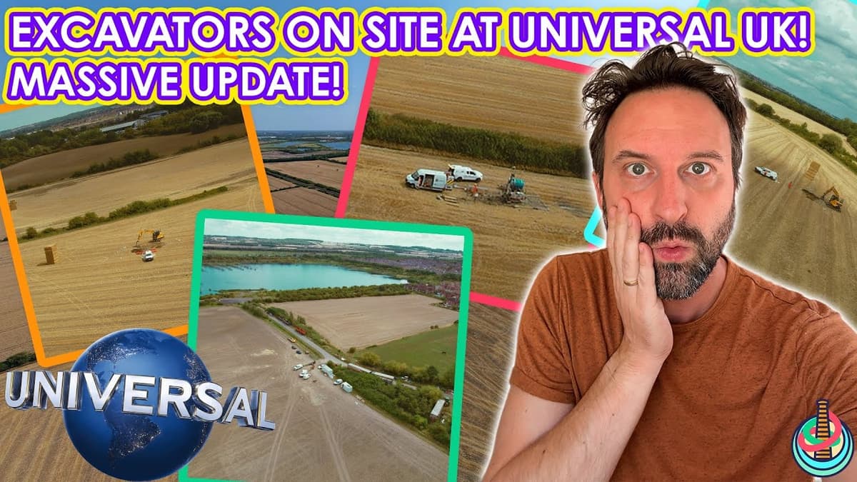 Universal Studios UK Construction Begins! Major August 2025 Site Update from Bedford