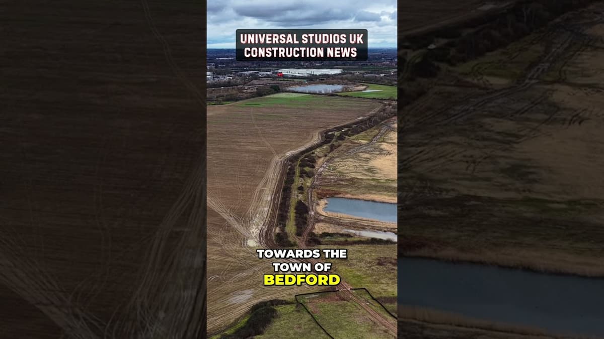 Universal Studios UK: See the HUGE Cardington Sheds & Construction Progress! #shorts