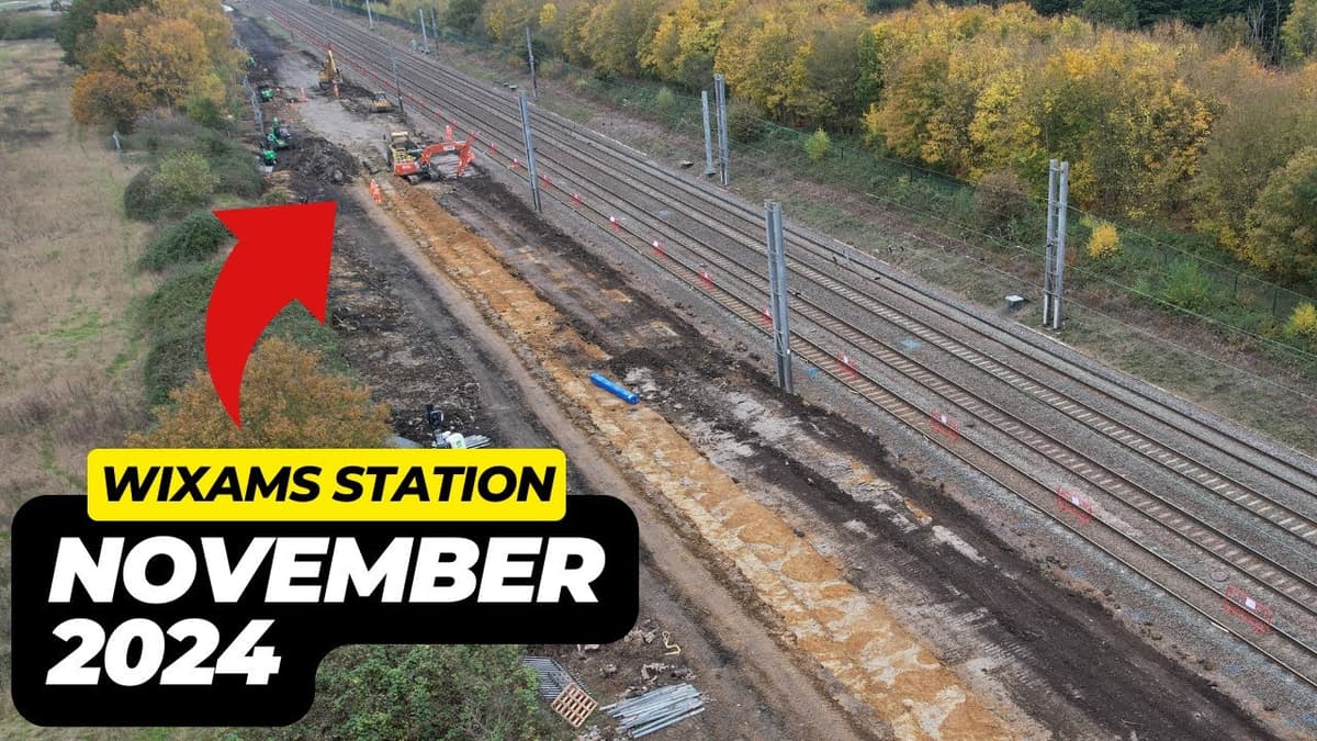 Wixams Railway Station Update | #bedford #railway #construction #universalstudios
