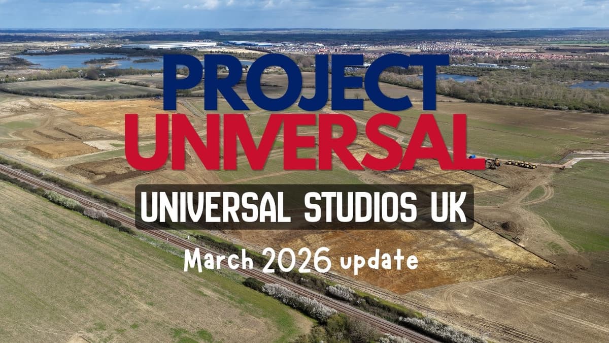 Universal Studios UK Construction Update – More Progress Revealed - March 2026