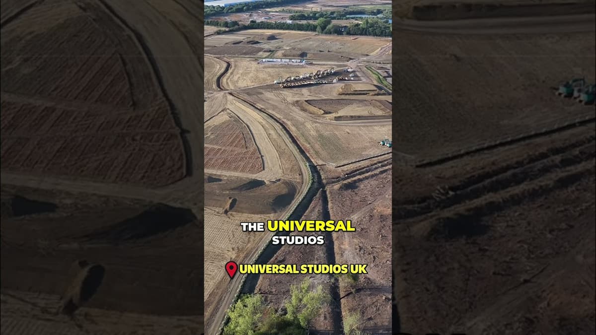 Eclipse Day Above Universal Studios UK #shorts