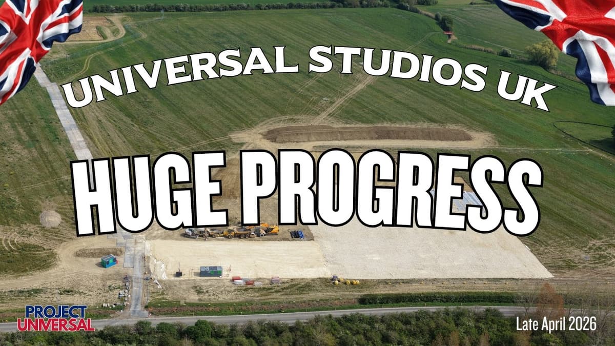 Universal Studios UK construction | Late April 2026 update