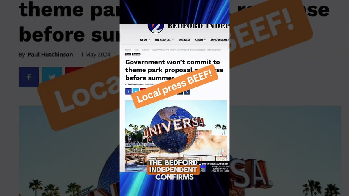 Local newspapers get beefy over Universal decision timeline! #themepark #universalstudios