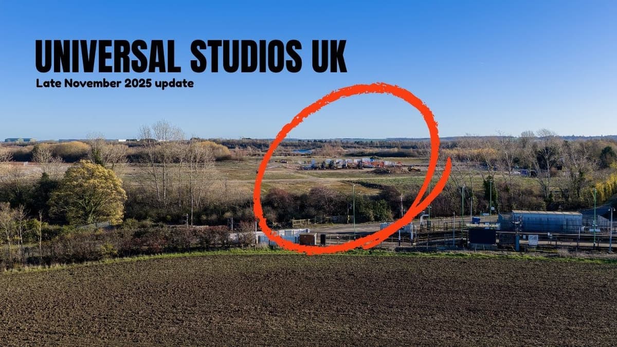 Universal Studios UK! What They’re Building Now… (Late November 2025)