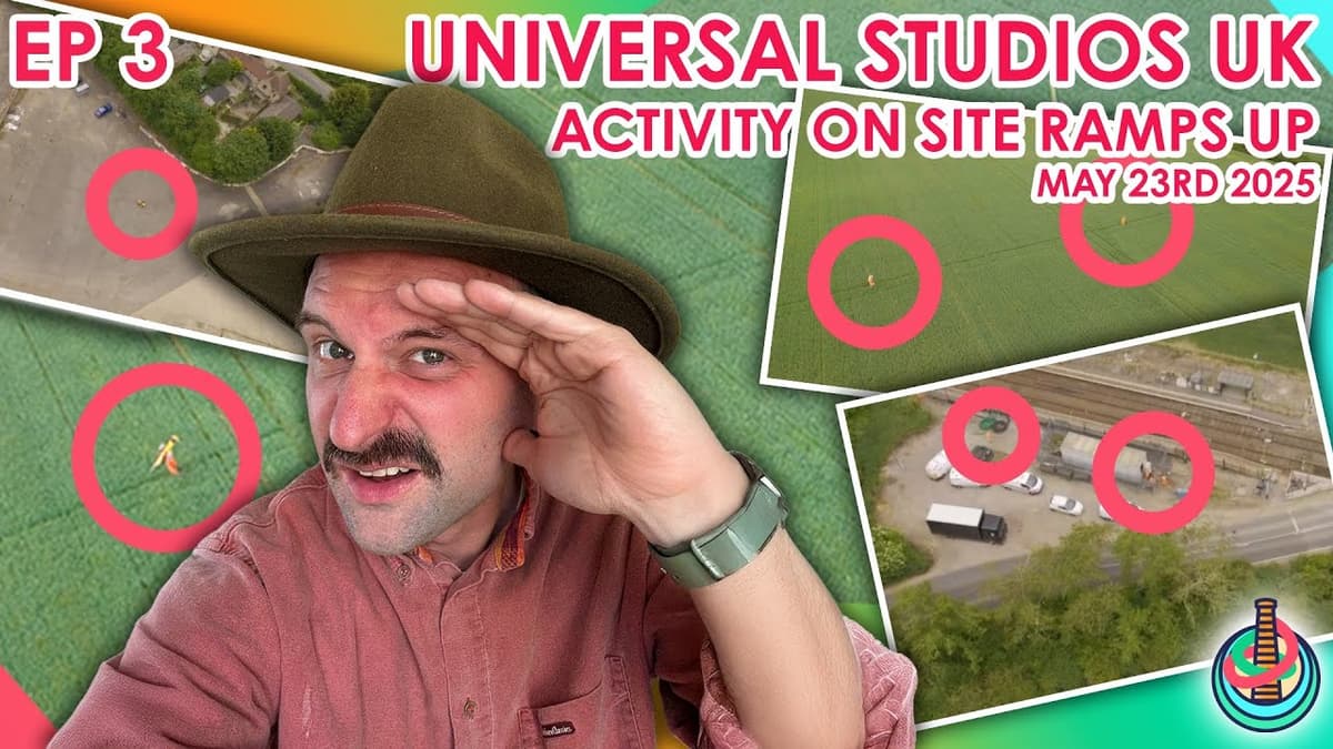 Universal Studios UK Construction Kicks Off! 🚧 Site Survey + Drone Tour | EP 3 | Universally Bedford