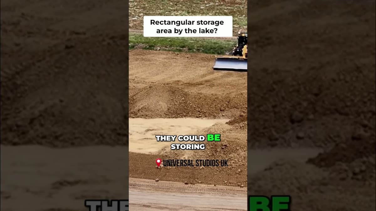 Rectangular Storage: Topsoil Around Lake Mystery Solved #shorts
