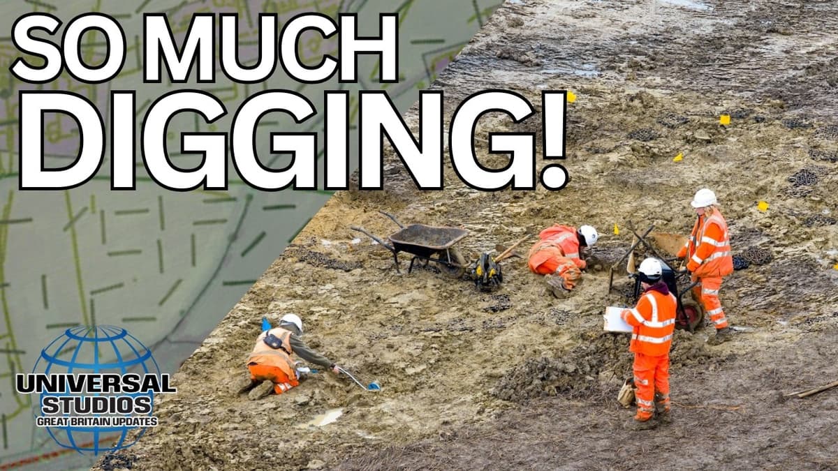 SO MUCH DIGGING! Universal Studios UK Construction Update - 9th Feb 2026