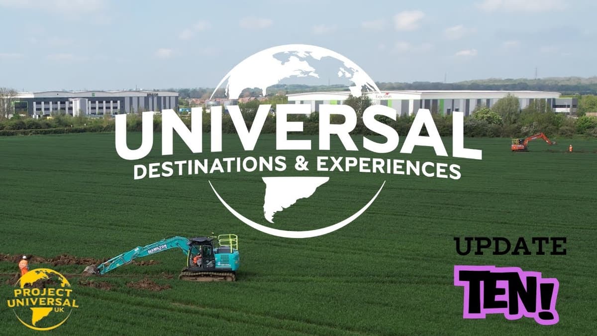 Archaeology surveys almost finished?  | #UniversalStudiosGB #UniversalStudiosGB