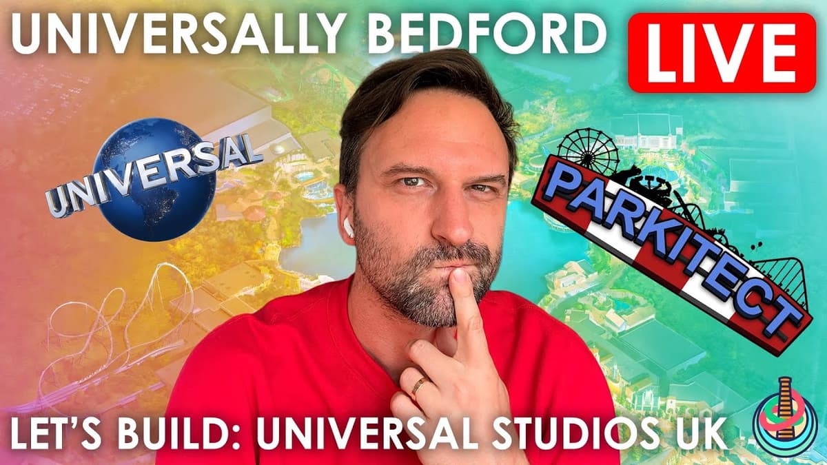 🛠 Rebuilding Universal Studios UK in Parkitect! | Live Series 🎢🎮