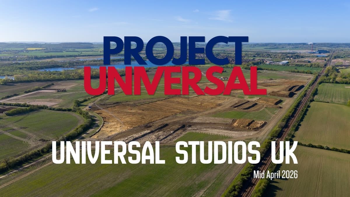LAKE ZONE activity starts - Universal Studios UK - April 2026 update