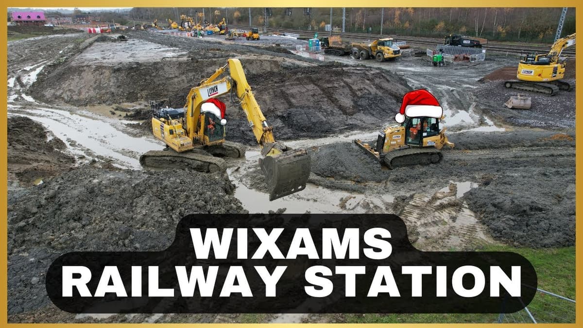 Wixams Railway Station construction has OFFICIALLY started!