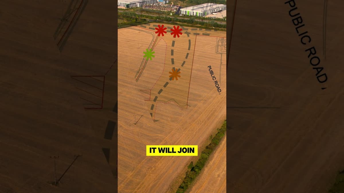 This single road could carry 60% of visitors to the UK’s first-ever Universal theme park! #universal