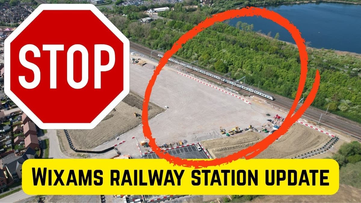 Wixams station construction HALTED for Universal Studios UK! #universalstudios