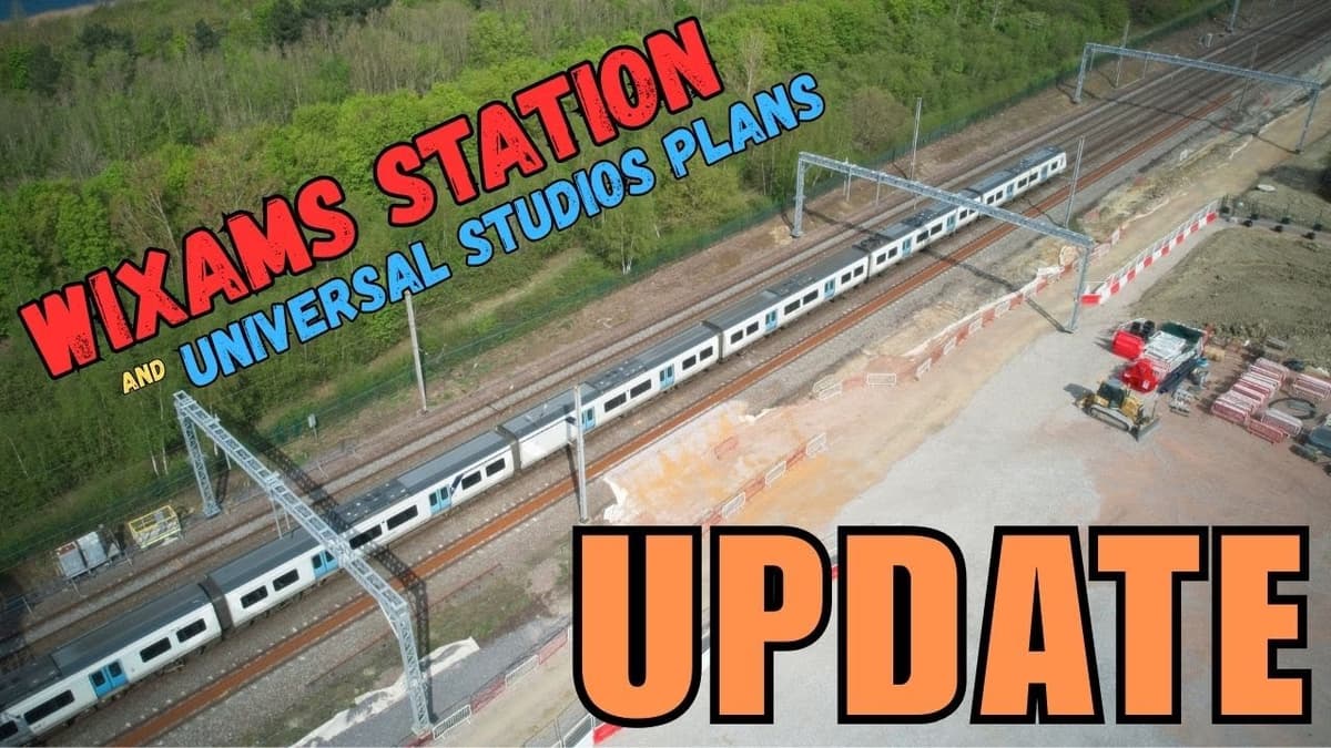 Wixams Railway station update & UNIVERSAL STUDIOS UK plans