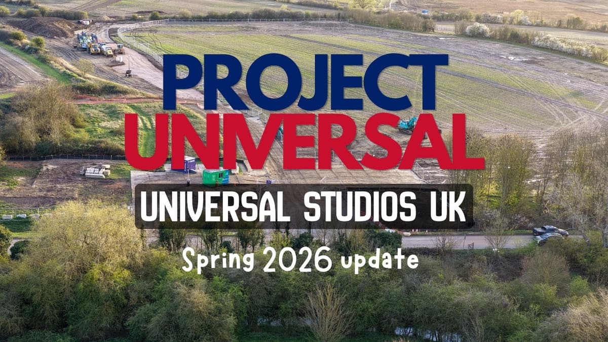 Big Changes at Universal Studios UK 👀 New Core Zone Entrance Taking Shape