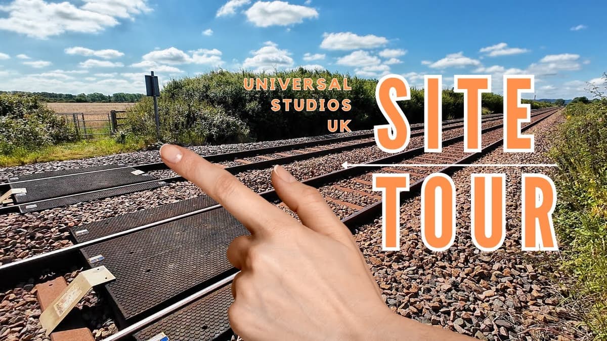 Universal Studios UK Public footpath tour June 2024. | #universalstudio #themepark #england #uk